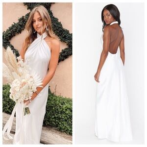 Show Me Your Mumu Jasmine Halter Maxi Dress